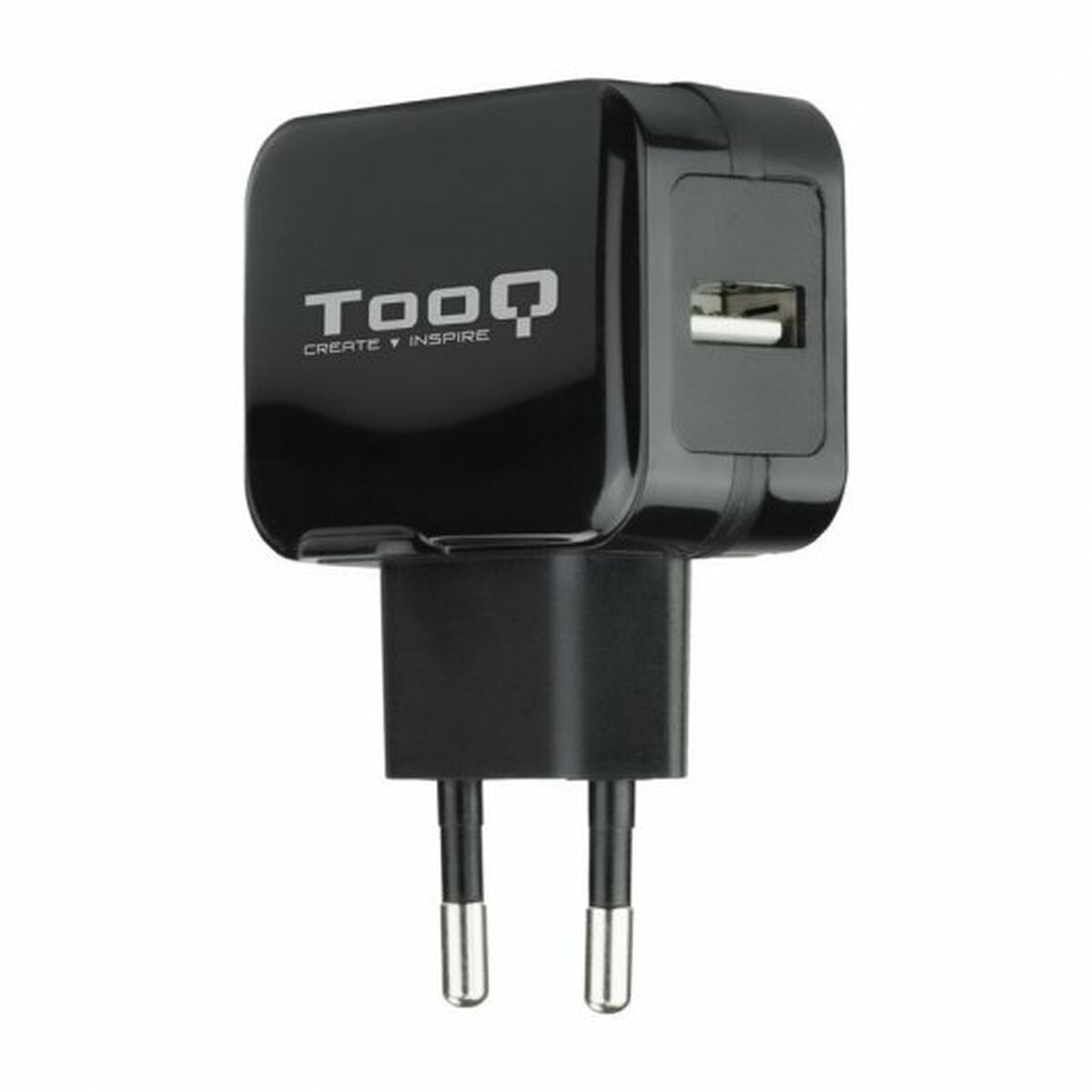 Wall Charger TooQ TQWC-1S01 Black 12 W-0