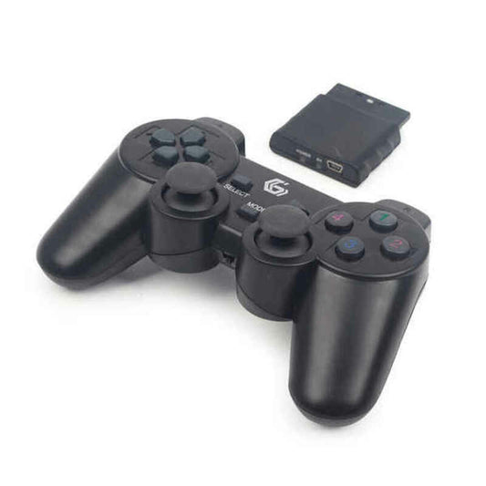 Wireless Gaming Controller GEMBIRD Dual Gamepad PC PS2 PS3 Black-0